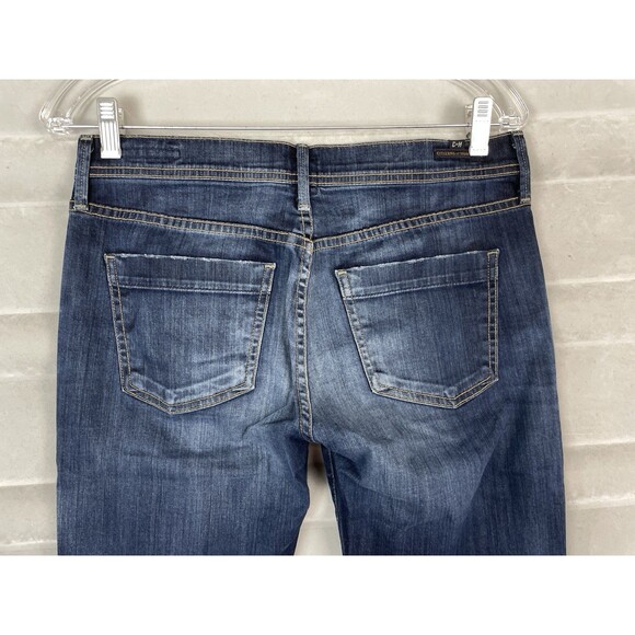 Citizens of Humanity Jeans Womens 30 Blue Dani Cropped Straight Leg Cuffed COH - Picture 13 of 14